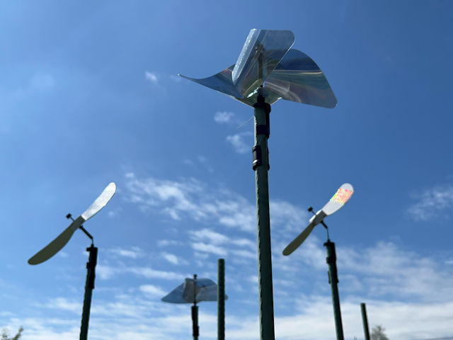 菜園風車 DAIMのキラリン風車とウィリージグ・シーガルが合体