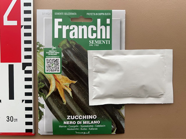 Franchi sementi NERO DI MILANO フランキセメンティ ミラノ産 黒ズッキーニ