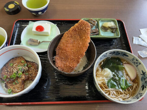 長瀞 ガーデンハウス有隣 オールスターセット 味噌豚・わらじかつ・そば