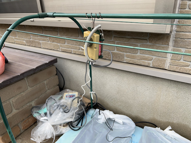 ビニール温室 加温用 パネルヒーター 温度調節器