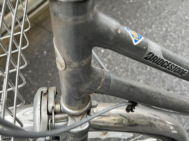 軽快車 フレーム破断